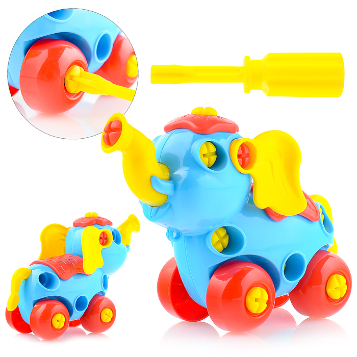 Конструктор "Слоник" (27 элементов) (в пакете) Конструктор "Слоник" (27 элементов) (в пакете)