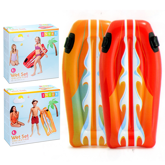 Плотик надувной «Джой Райдер», с ручками, 112 х 62 см, от 6 лет, цвета микс, 58165NP INTEX