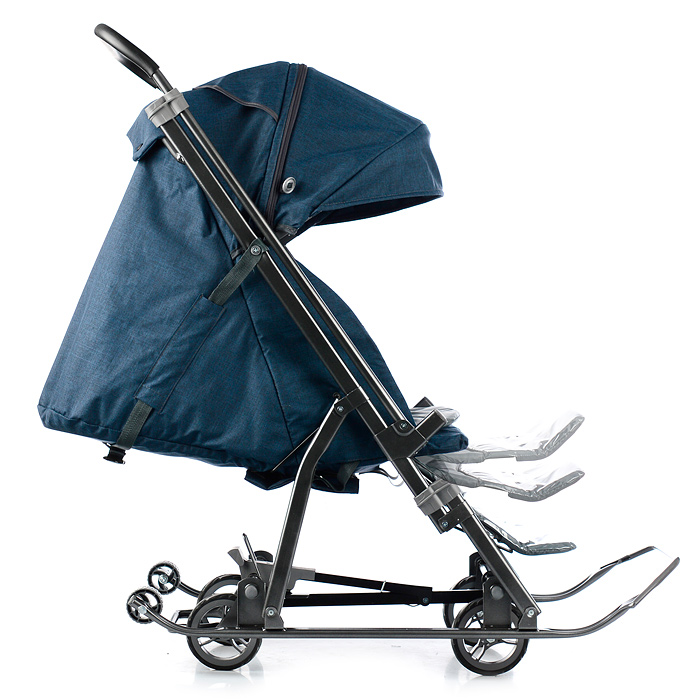 Фото к товару Санки-коляска Кидс 3-3С (темно-синий джинс) Санки-коляска Кидс 3-3С (темно-синий джинс)