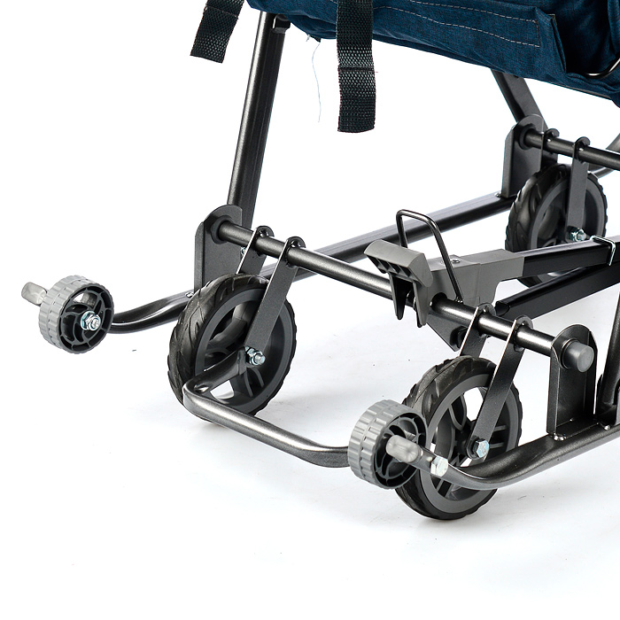 Фото к товару Санки-коляска Кидс 3-3С (темно-синий джинс) Санки-коляска Кидс 3-3С (темно-синий джинс)