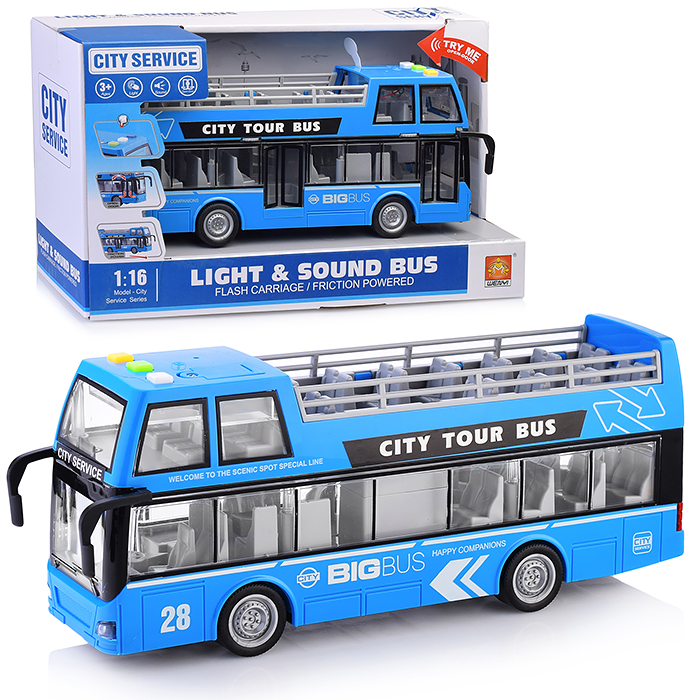 Автобус WY916B "Василёк" 1:16 (свет, звук) в коробке Автобус WY916B "Василёк" 1:16 (свет, звук) в коробке