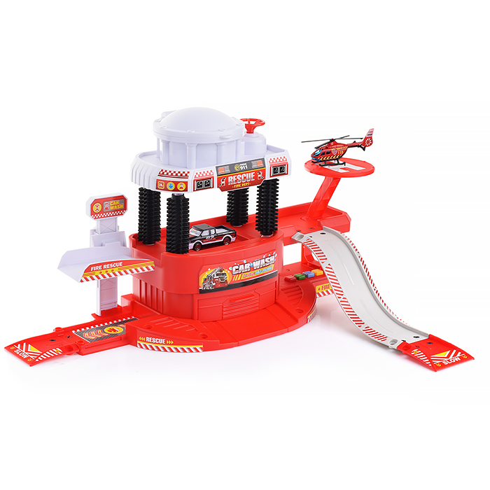 Фото к товару Парковка 660-A317 "Автомойка" в коробке (красный) Парковка 660-A317 "Автомойка" в коробке (красный)