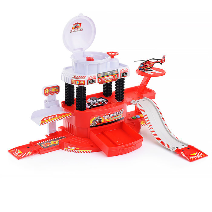 Фото к товару Парковка 660-A317 "Автомойка" в коробке (красный) Парковка 660-A317 "Автомойка" в коробке (красный)