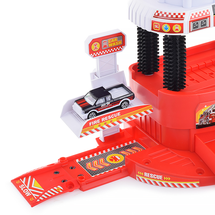 Фото к товару Парковка 660-A317 "Автомойка" в коробке (красный) Парковка 660-A317 "Автомойка" в коробке (красный)