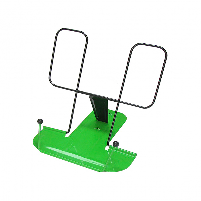 Подставка для книг, с упором, зеленая 