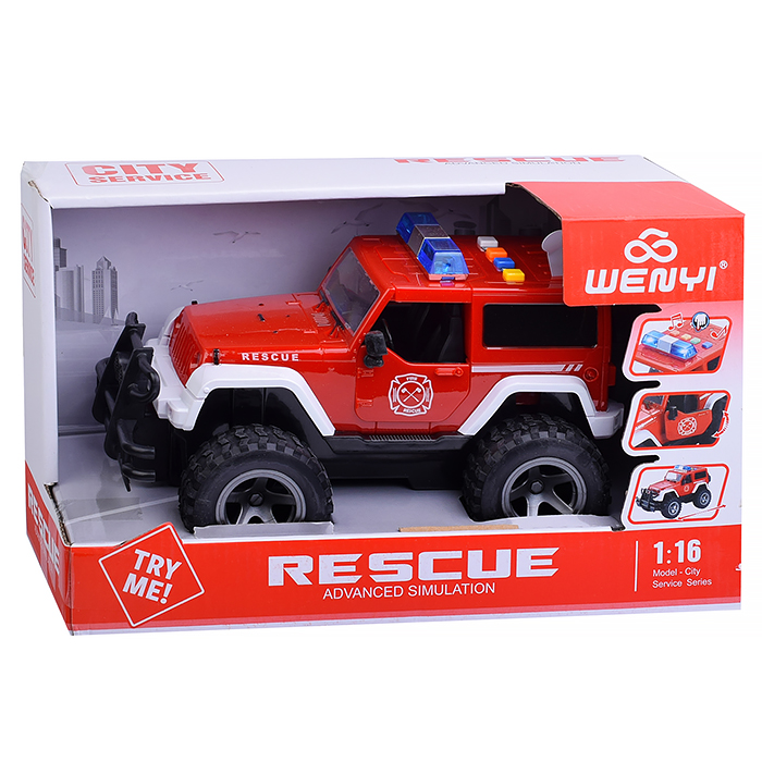 Фото к товару Машина WY392B "Полиция" 1:16 (свет, звук) в коробке (красный) Машина WY392B "Полиция" 1:16 (свет, звук) в коробке (красный)