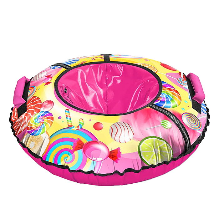 Фото к товару Игрушка. Тюбинг с круговым дизайном 70см (с конфетками) Игрушка. Тюбинг с круговым дизайном 70см (с конфетками)