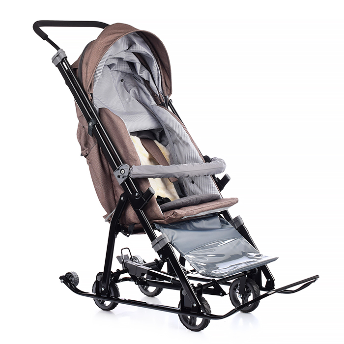 Фото к товару Санки-коляска Кидс 3-2С (бронза) Санки-коляска Кидс 3-2С (бронза)