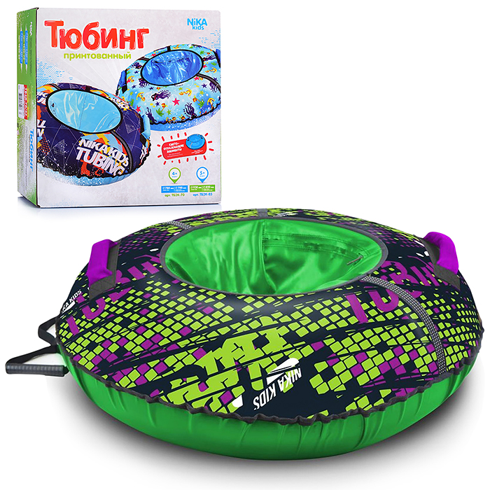 Игрушка. Тюбинг принтованный 70см "Nika sport" (фиолетовый) Игрушка. Тюбинг принтованный 70см "Nika sport" (фиолетовый)