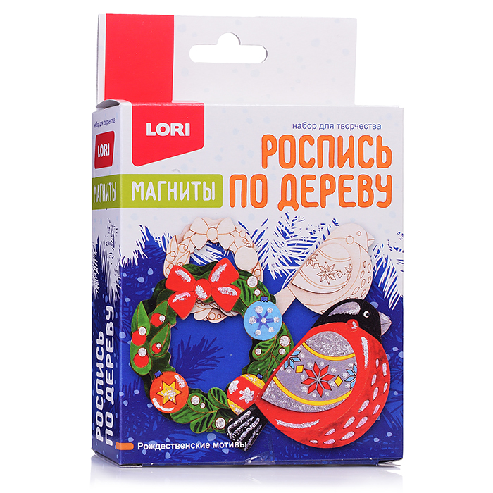 Роспись по дереву. Магниты "Рождественские мотивы" Роспись по дереву. Магниты "Рождественские мотивы"