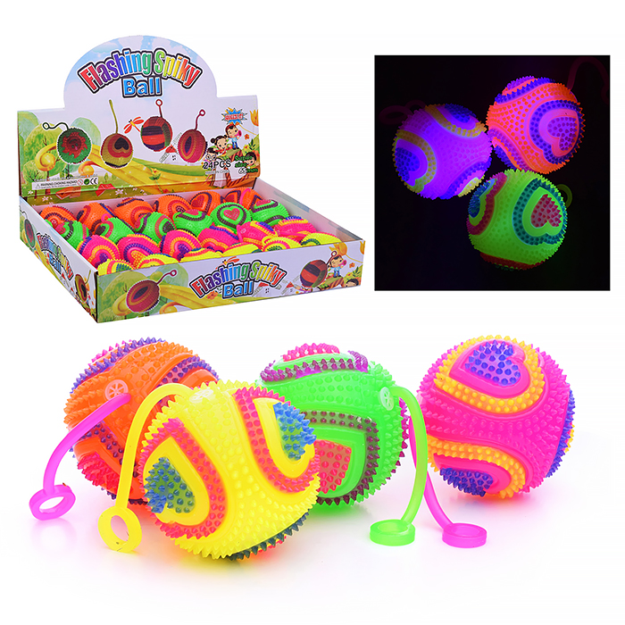 Мяч-ежик 00-1388 "Яркое сердце" (6,5 см) в коробке Мяч-ежик 00-1388 "Яркое сердце" (6,5 см) в коробке