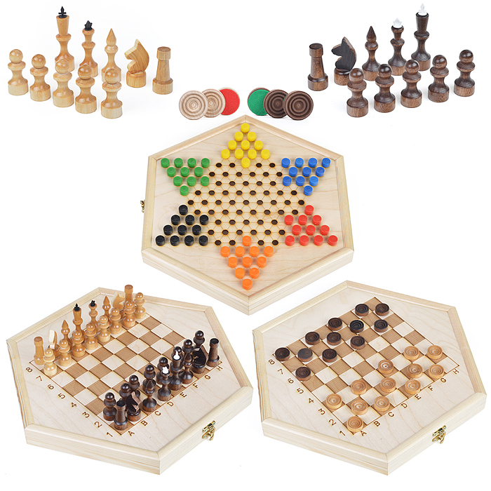 Набор 3 в 1 (шахматы, шашки, уголки) Набор 3 в 1 (шахматы, шашки, уголки)