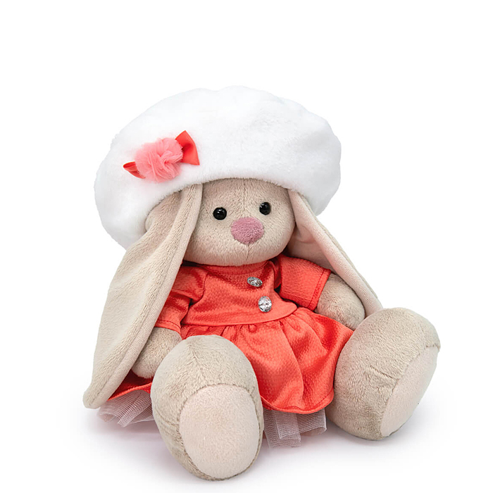 Зайка Ми в платье и берете (малый)