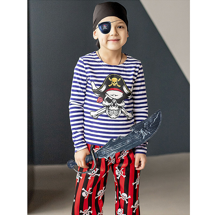 Фото к товару Костюм "Пират Джейк" (эконом) размер 122-64 Костюм "Пират Джейк" (эконом) размер 122-64