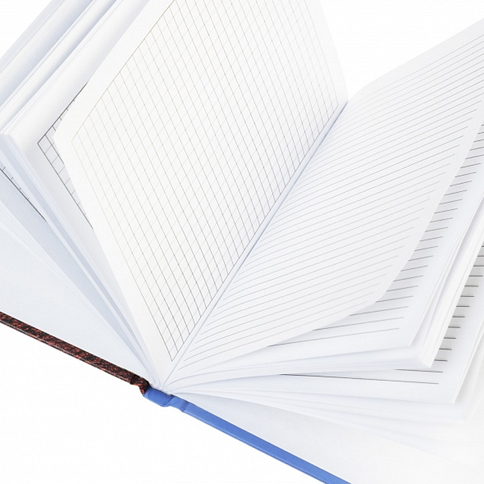 Записная книжка 64л А6 клетка/линия "Аниме с котиком" тв. переплет мат. ламин.