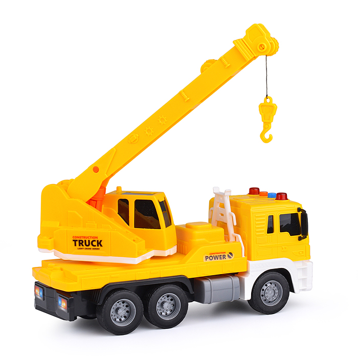 Машина JS154 "Трейлер" на батарейках, в коробке