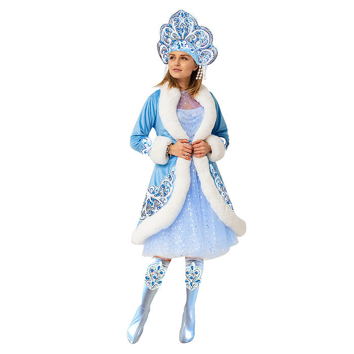 Костюм "Снегурочка Боярская" размер 164-46