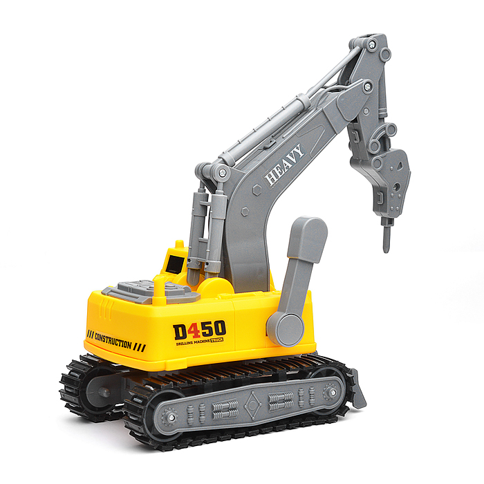 Фото к товару Машина JS113 "Бур" желтый, световые эффекты, в коробке Машина JS113 "Бур" желтый, световые эффекты, в коробке