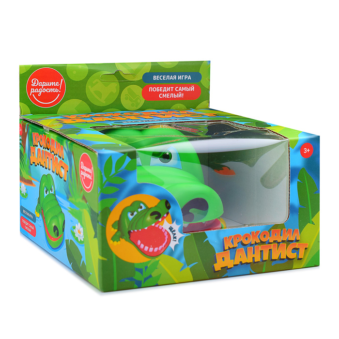 Настольная игра UT0029 "Крокодил дантист" в коробке