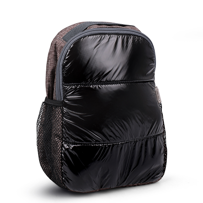 Санки-коляска "Glory gloss" (лён коричневый крупный) 