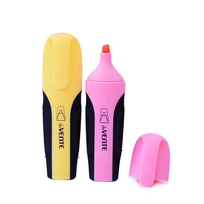 Фото к товару Набор маркеров-выделителей "Pastel" (04 цв - пастельные желт, роз, фиал, бирюз) плоский кор Набор маркеров-выделителей "Pastel" (04 цв - пастельные желт, роз, фиал, бирюз) плоский кор