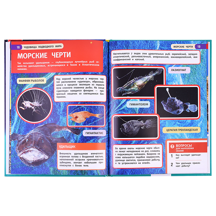 Чудовища подводного мира. Энциклопедия с развивающими заданиями. 