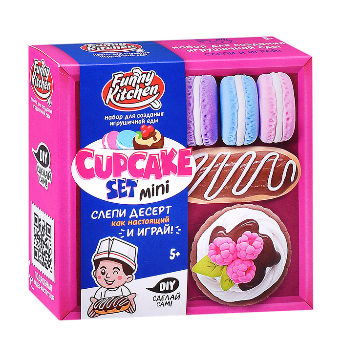 Набор "Slime Лаборатория" Funny Kitchen Cup-cake set mini