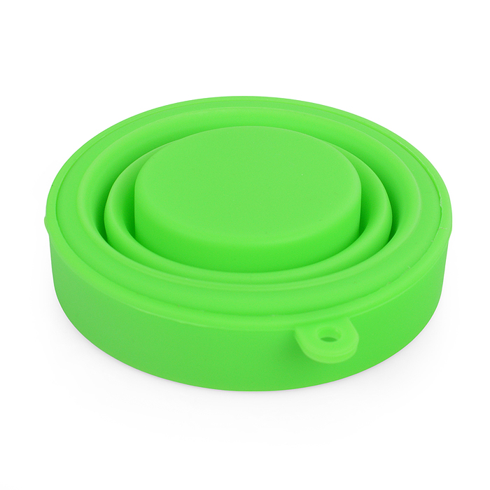 Фото к товару Стакан складной "Mini" 180 мл, диаметр 8 см, высота 8 см, в сложенном виде 2,2 см, силиконо Стакан складной "Mini" 180 мл, диаметр 8 см, высота 8 см, в сложенном виде 2,2 см, силиконо