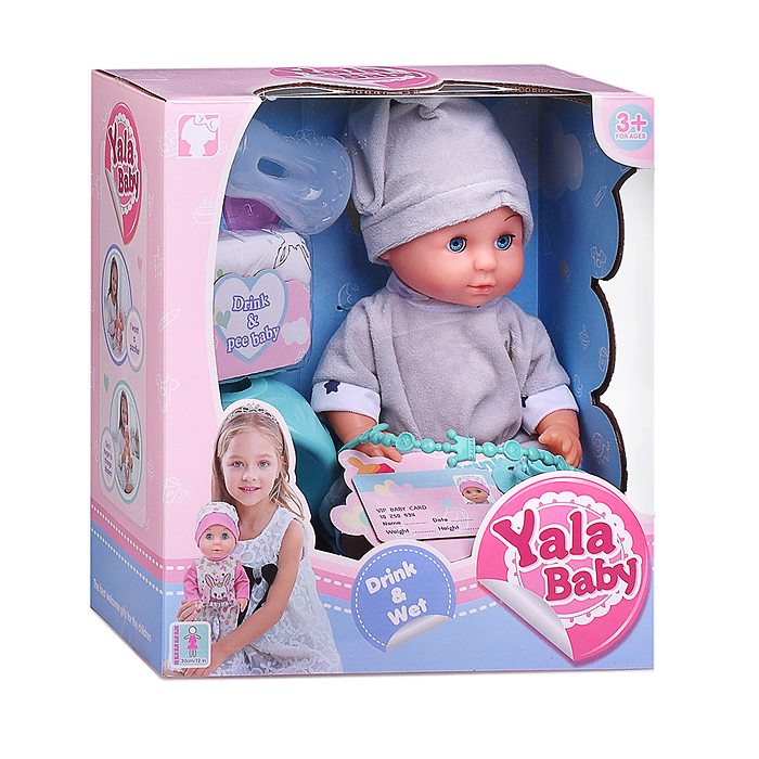 Пупс YL2430L-L "Данил" (пьет, писает) с аксессуарами, в коробке