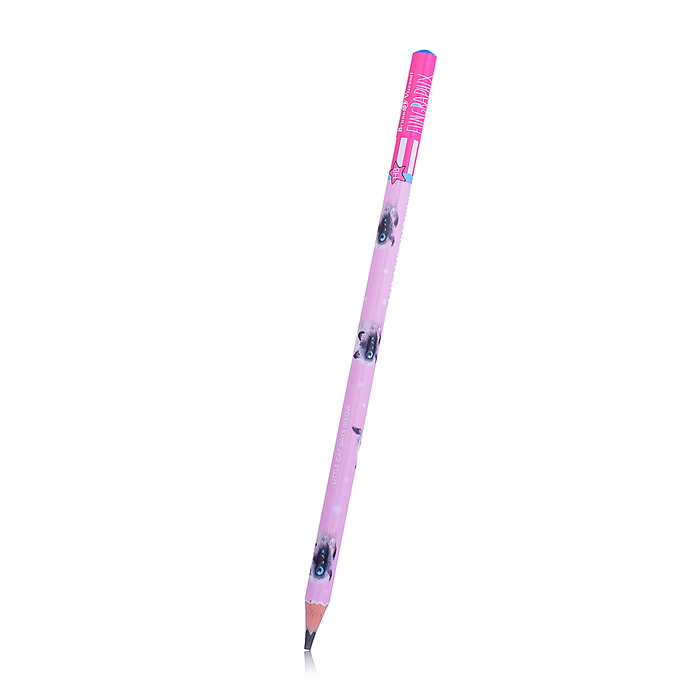 Карандаш чернографитовый "Fun Graphix. Кошка с глазами" HB (пластиковый корпус)