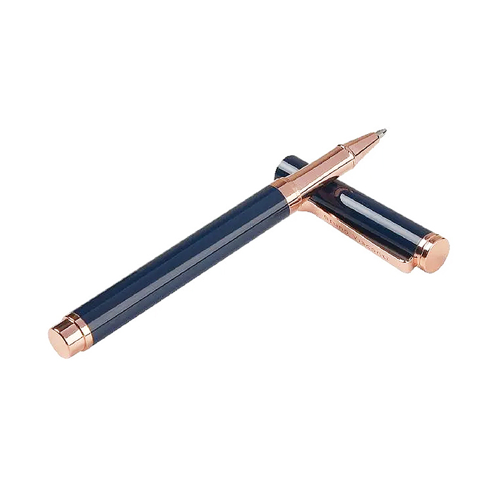 Ручка в футляре "Venezia Classico" 1,0 мм, синяя (синий корпус, черная коробка)