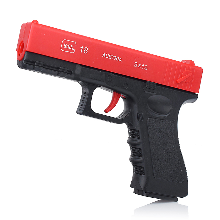 Фото к товару Пистолет HY116B "Меткий стрелок" с полимерными и водными пулями, в пакете Пистолет HY116B "Меткий стрелок" с полимерными и водными пулями, в пакете