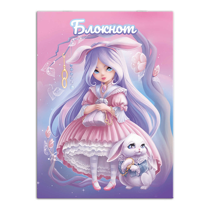 Блокнот 32 л., А7 "Алиса" на скобе. Блокнот 32 л., А7 "Алиса" на скобе.