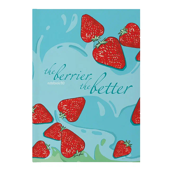 Блокнот-престиж А5 80 л. "Клубника в сливках"