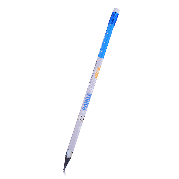 Карандаш чернографитовый с ластиком "Kids Color. Панда с зонтом" HB (пластиковый корпус)