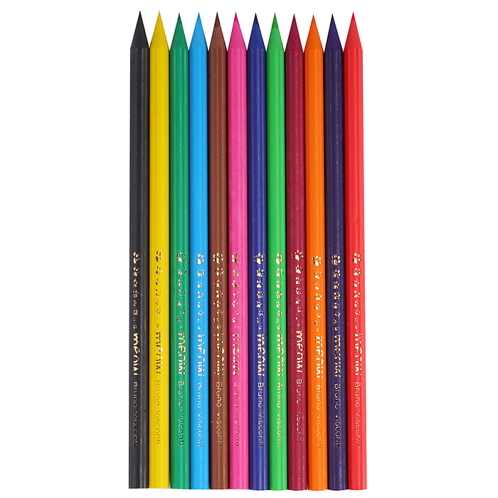 Фото к товару Карандаши цветные пластиковые "Meow", 12 цветов Карандаши цветные пластиковые "Meow", 12 цветов