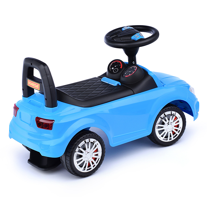 Фото к товару Каталка-автомобиль "SuperCar" №5 со звуковым сигналом (голубая) Каталка-автомобиль "SuperCar" №5 со звуковым сигналом (голубая)