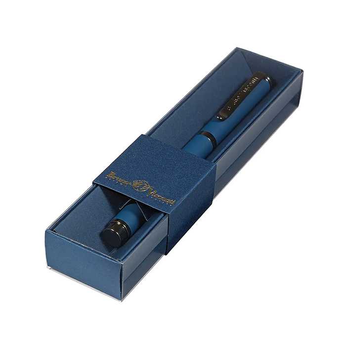 Ручка в футляре "Venezia Pragmatico" 1,0 мм, синяя (синий корпус, синяя коробка)