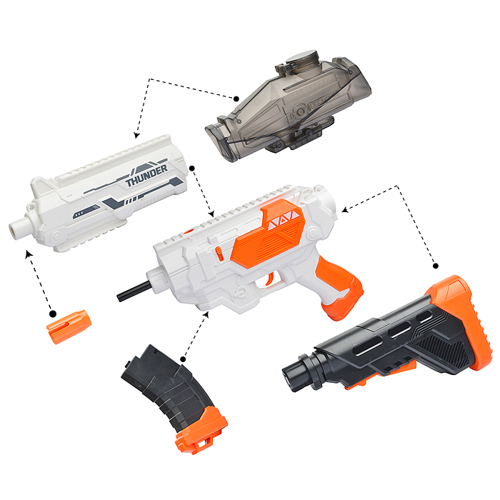 Автомат 320-12 "Меткий стрелок" с водными пулями, в коробке