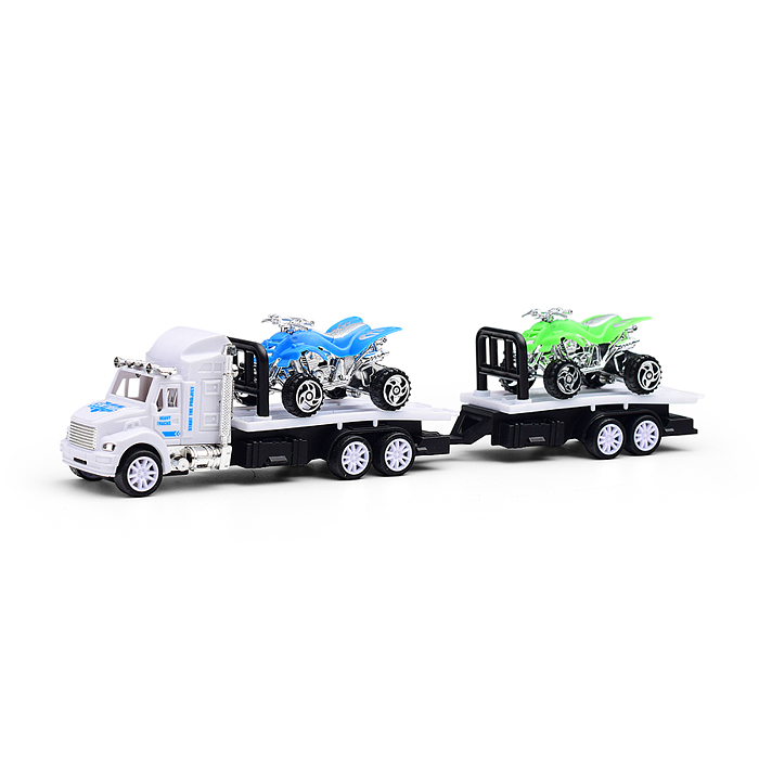 Автовоз 8806-13 "Автопуть" с квадроциклами, в пакете