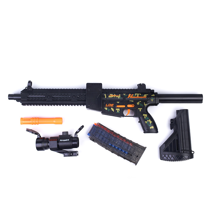 Фото к товару Автомат KB1210 "Профи" с мягкими полимерными пулями, в коробке Автомат KB1210 "Профи" с мягкими полимерными пулями, в коробке