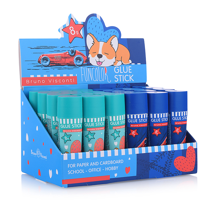 Клей-карандаш на PVP основе "Fun" 8 г