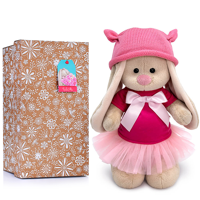 Зайка Ми в платье и шапочке с ушками (большой)