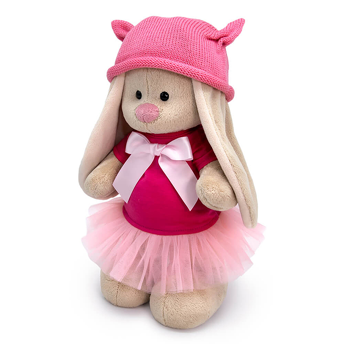 Зайка Ми в платье и шапочке с ушками (большой)