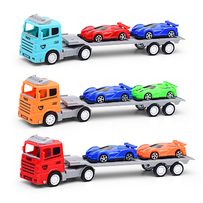 Автовоз K398-12A "Авторейс-про" с гоночными авто, в пакете