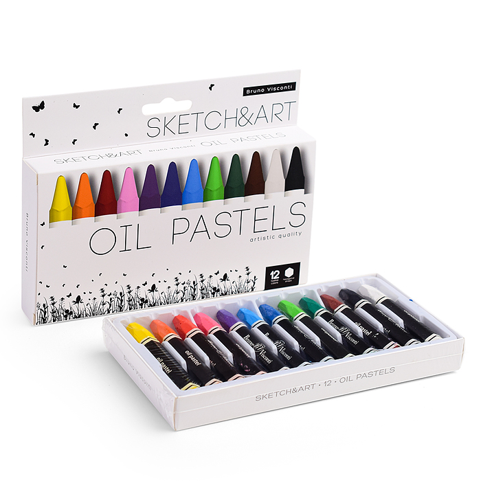Масляная пастель "Sketch&Art" 12цв. (мелки шестигранной формы) Масляная пастель "Sketch&Art" 12цв. (мелки шестигранной формы)
