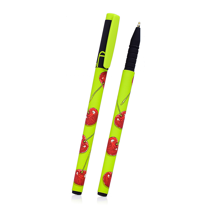 Ручка "FunWrite. Ягоды. Графика. Вишня" шариковая 0.5мм, синяя