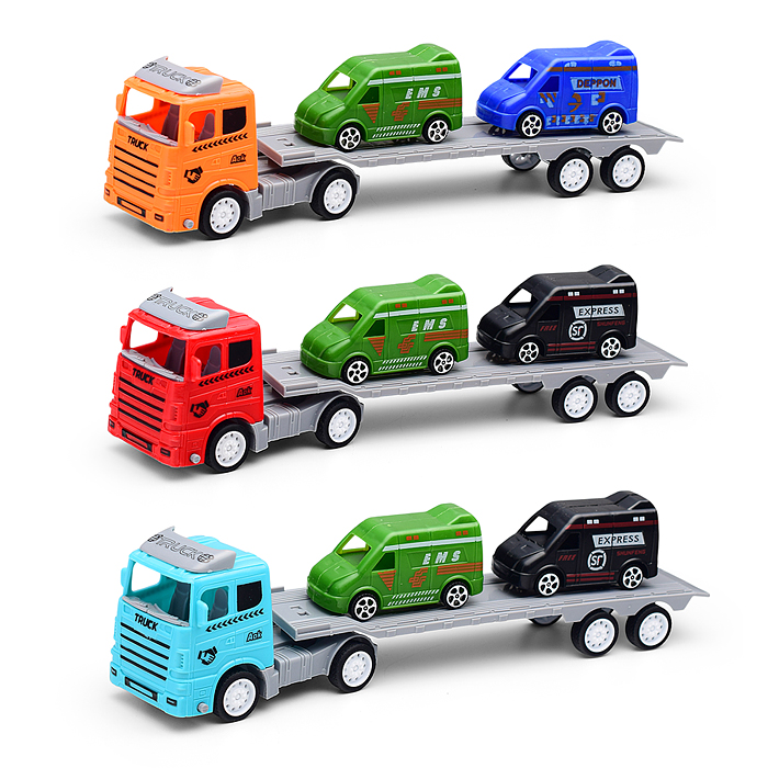 Автовоз K398-2 "Автомастер" с авто, под колпаком