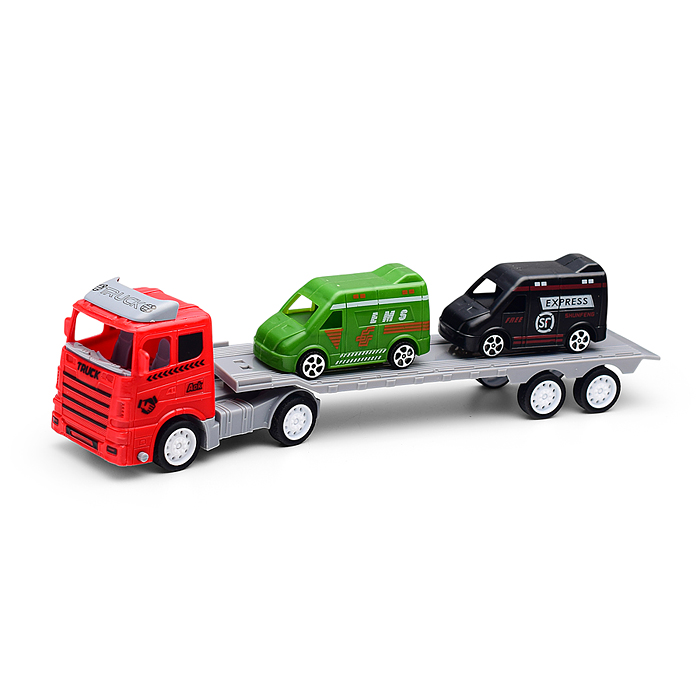 Автовоз K398-2 "Автомастер" с авто, под колпаком