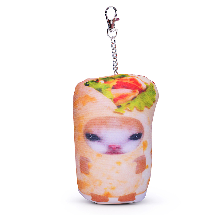 Антистресс Брелок Шаурма кот 15 см (с кольцом) Антистресс Брелок Шаурма кот 15 см (с кольцом)